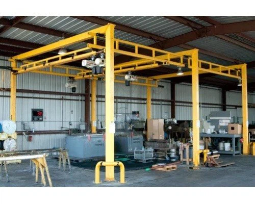 Column Frame Free Standing Over Head Crane(5)