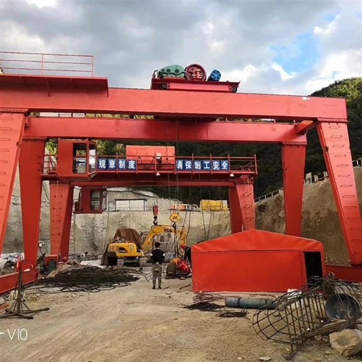 Double Girder Gantry Crane With Remote Control